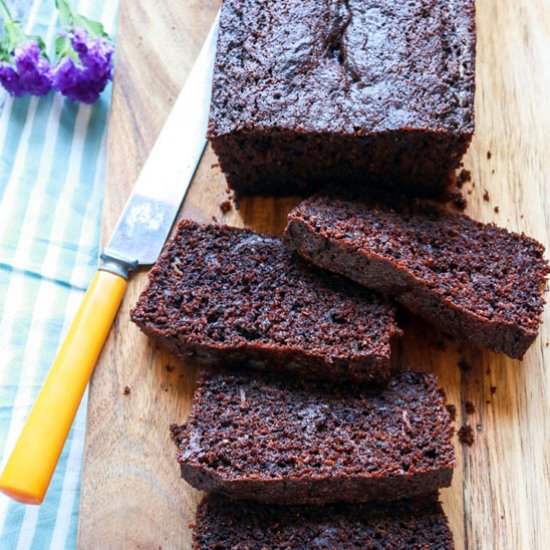 DOUBLE CHOCOLATE ZUCCHINI SPELT LOA