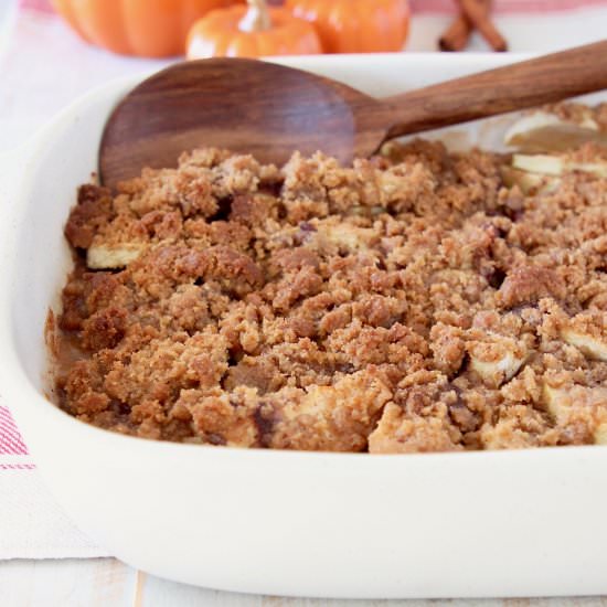 Pumpkin Spice Apple Crumble