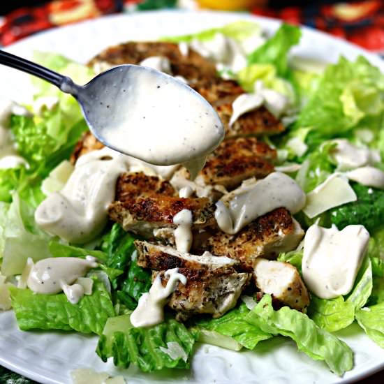 Quick Creamy Caesar Dressing