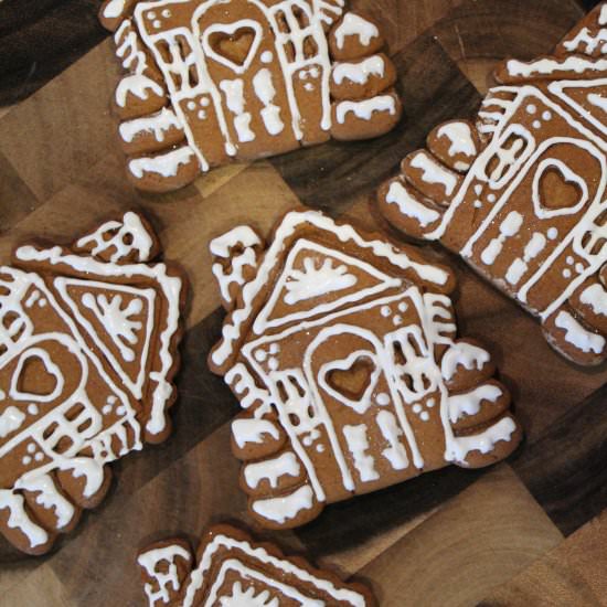 Gingerbread House Cookies