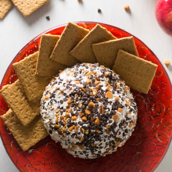 Turtle Pecan Cheese Ball