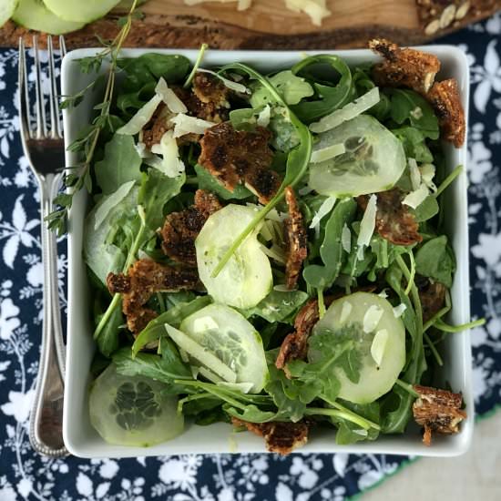 Seeded Cracker Panzanella Salad
