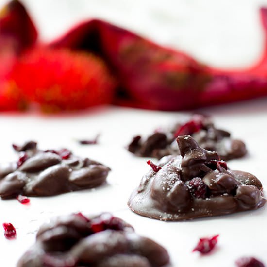Chocolate Almond Cranberry Clusters