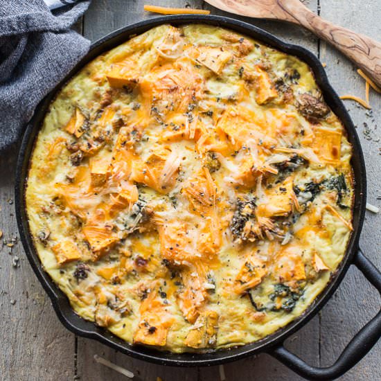 Sweet Potato Turkey Egg Bake