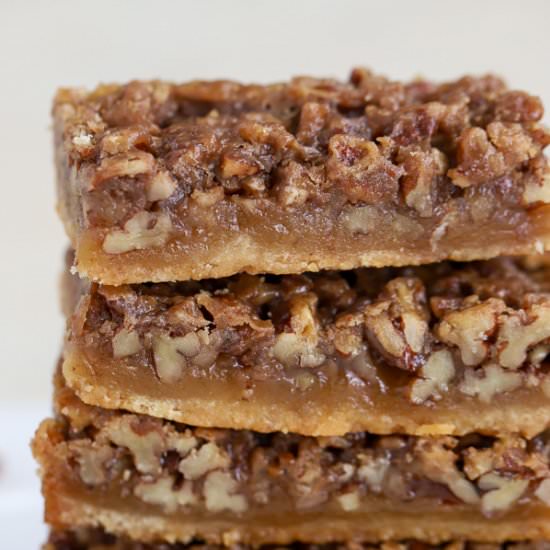 Maple Pecan Pie Bars