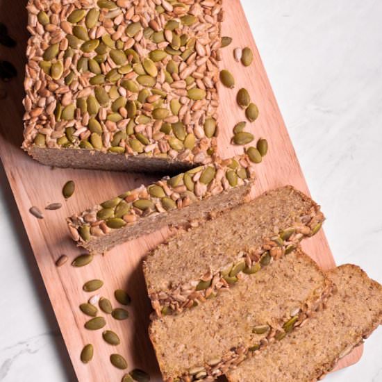 Quinoa Bread with Pumpkin Seeds