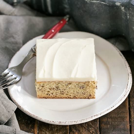 Sour Cream Banana Cake