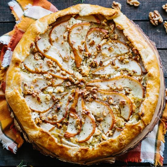 This Pear + Leek Galette