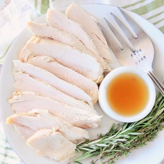 Roasted Turkey with Apple Reduction