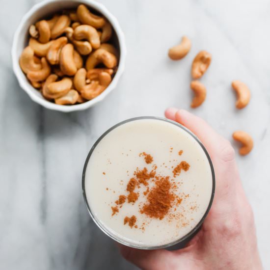 Homemade Vanilla Cashew Milk