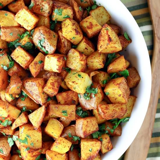 Moroccan Roasted Potatoes