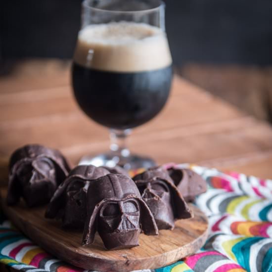 Darth Vader Stout Beer Fudge