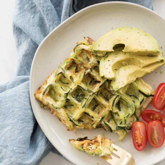 Zucchini Noodle Egg Waffle