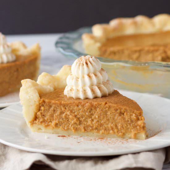 Cream Cheese Pumpkin Pie