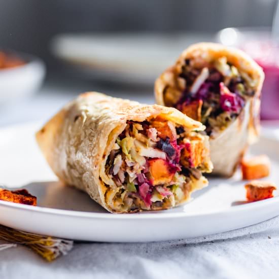 Fall Inspired Burrito Wrap