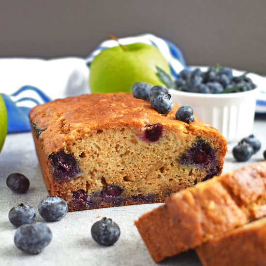 Apple Blueberry Honey Bread