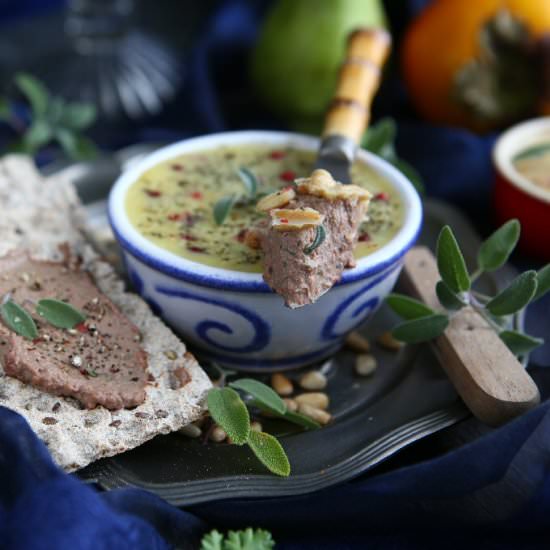 Beef Liver Paté with Pistachios