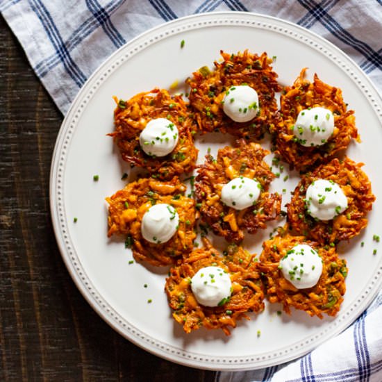 Easy Sweet Potato Latkes
