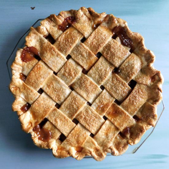 Goat Milk Caramel Apple Pie