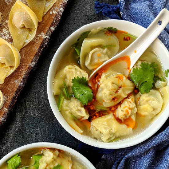 Pork wonton soup