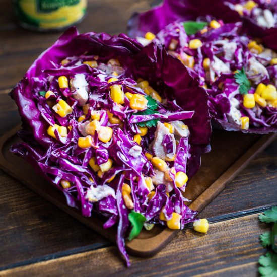 RED CABBAGE AND CORN SALAD