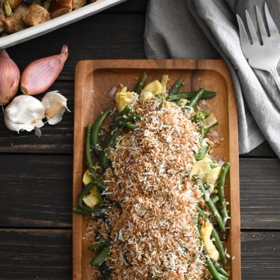 Crispy Green Beans & Artichokes