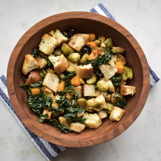 Fall Panzanella Salad