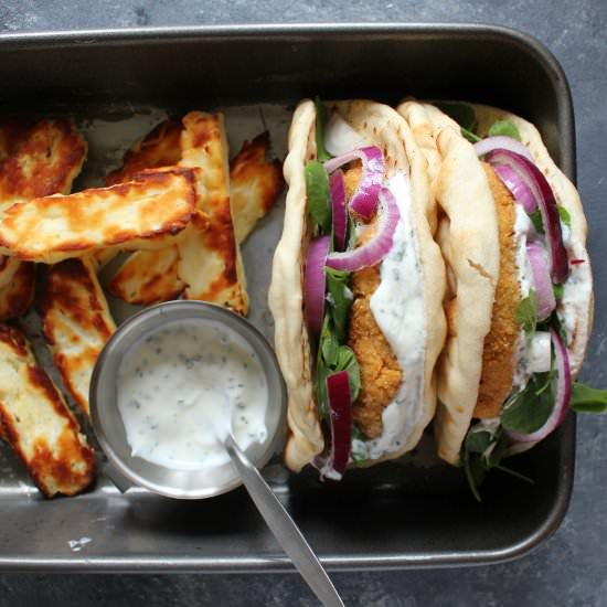 Falafel burger