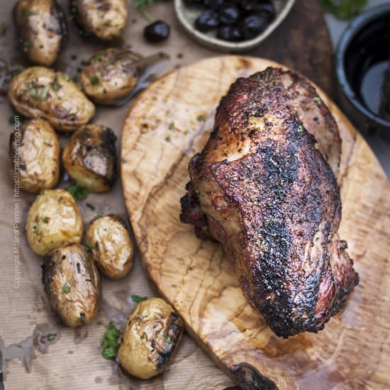 Smoked Leg of Lamb