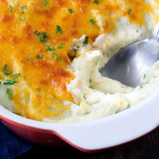 Garlic and Herb Mashed Cauliflower