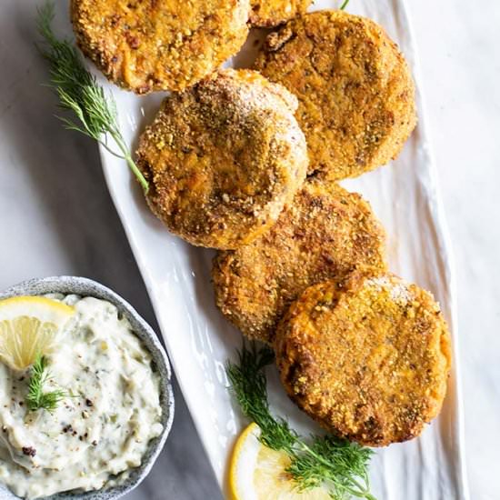 Sweet Potato Salmon Croquettes