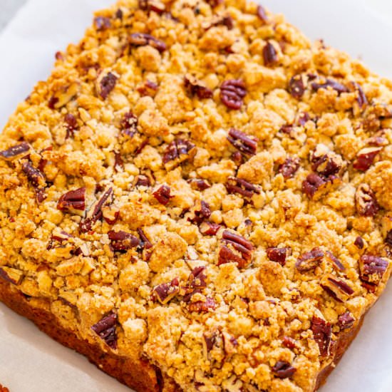 Pumpkin Crumb Coffee Cake