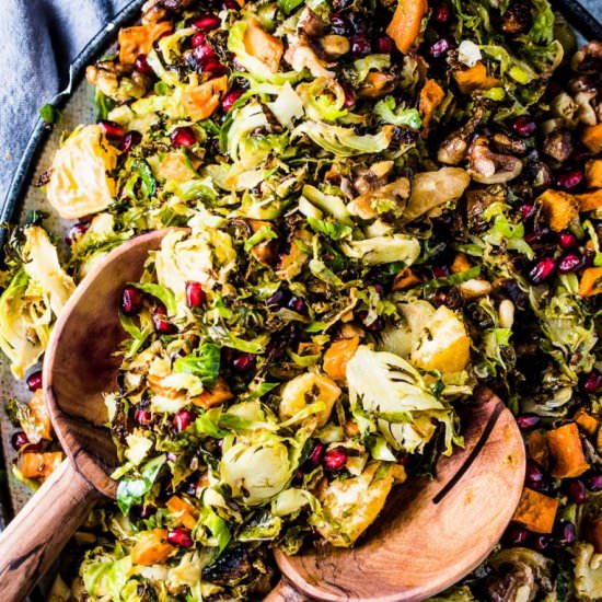 Roasted Brussels Sprouts Salad