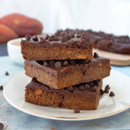 Flourless Sweet Potato Brownies