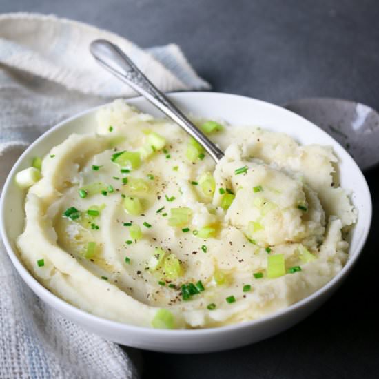 Garlic Scallion Mashed Potatoes