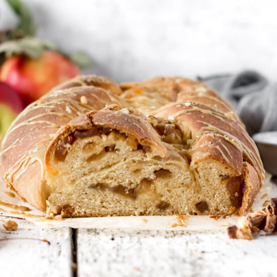Apple Jam Braided Brioche