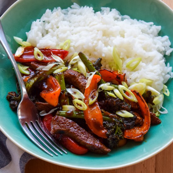 Korean Steak Stir Fry