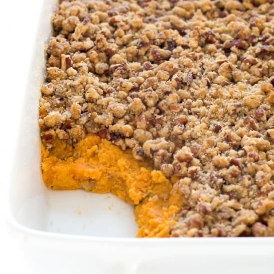 The BEST Sweet Potato Casserole