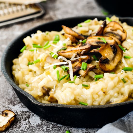 Pressure Cooker Mushroom Risot