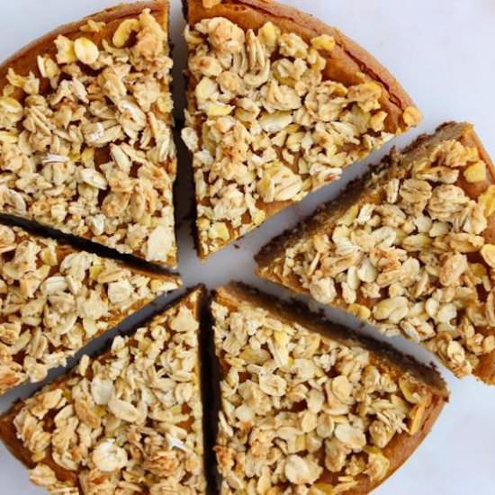 Pumpkin Pie with Chocolate Coconut