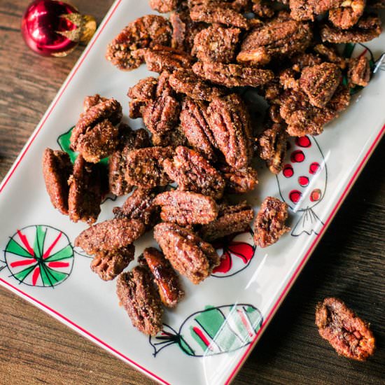 Spiced Vegan Pecans