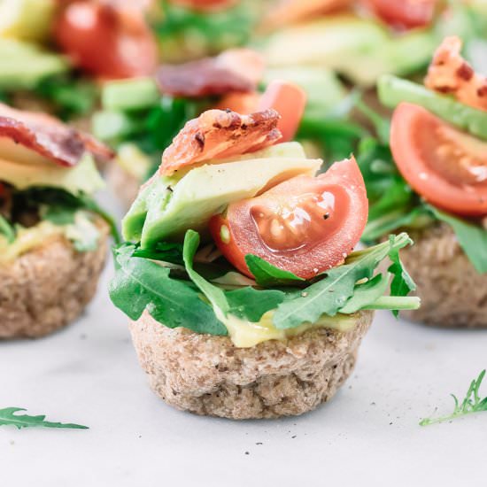 Mini BLT Party Bagels