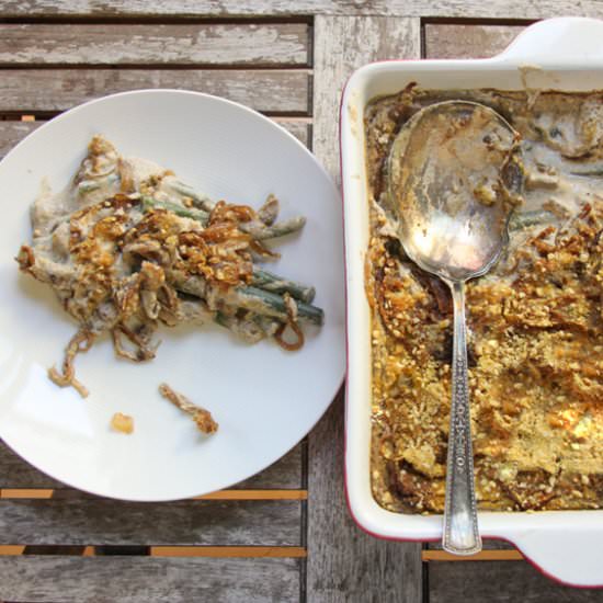 Plant Based Green Bean Casserole