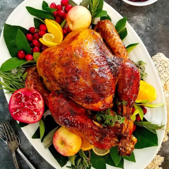 The Best Brined Whole Turkey