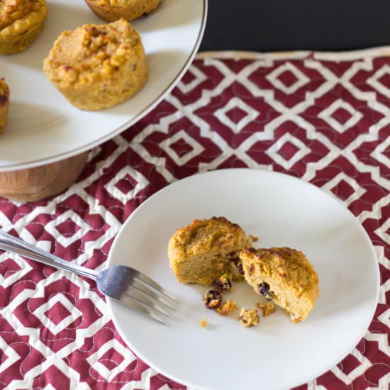 Cranberry Pumpkin Muffins