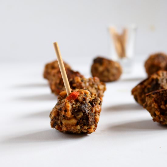 Walnut Sausage + Stuffing Balls