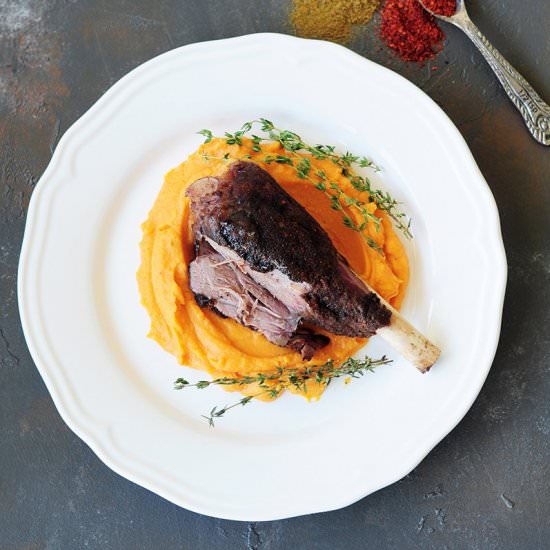 Sous Vide Lamb Shank