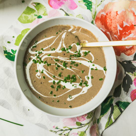 Creamy Mushroom Bisque