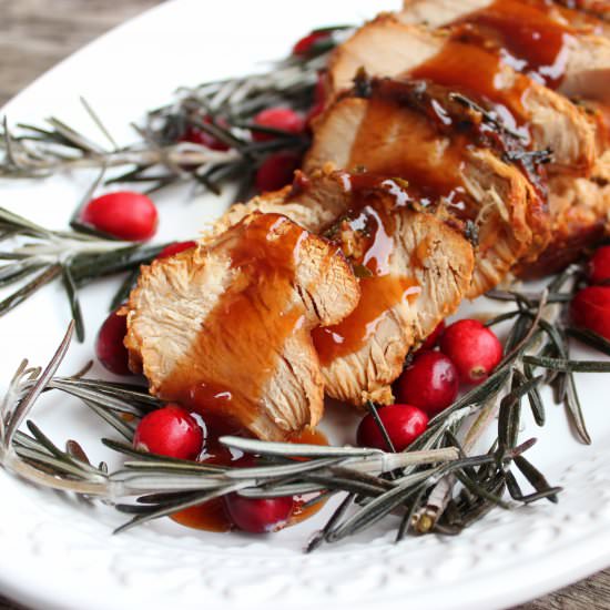 Turkey Breast with Apple Glaze