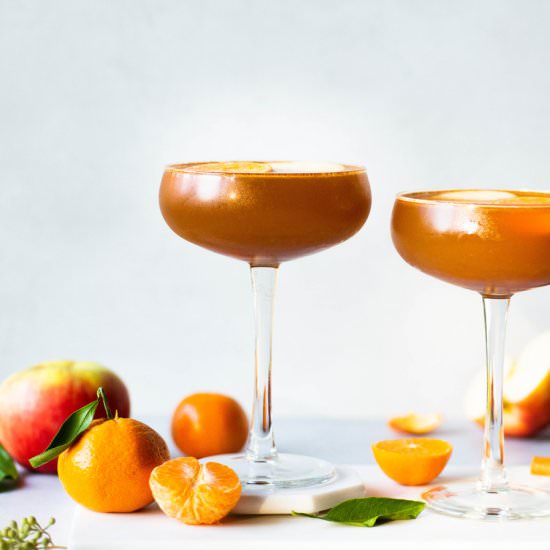 Spiced Apple and Tangerine Spritz